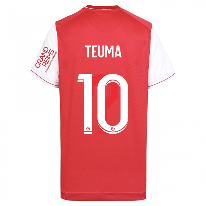 Mujer Camiseta Teddy Teuma #10 Rojo 1ª Equipación 2023/24 La Camisa Argentina