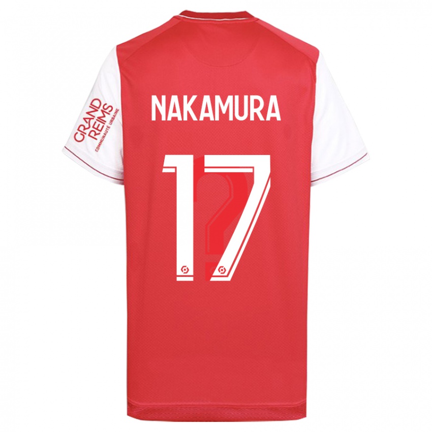 Mujer Camiseta Keito Nakamura #17 Rojo 1ª Equipación 2023/24 La Camisa Argentina