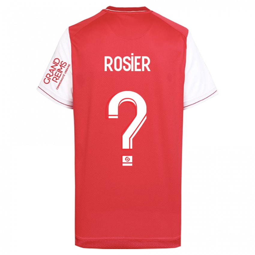 Mujer Camiseta Mathys Rosier #0 Rojo 1ª Equipación 2023/24 La Camisa Argentina