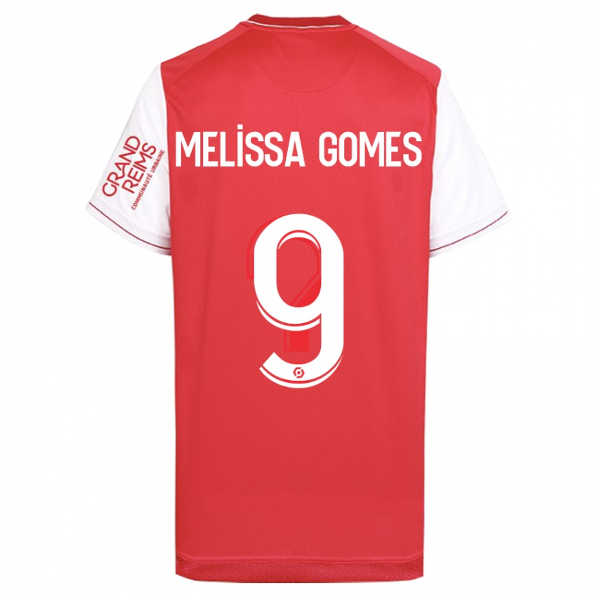 Mujer Camiseta Melissa Ferreira Gomes #9 Rojo 1ª Equipación 2023/24 La Camisa Argentina