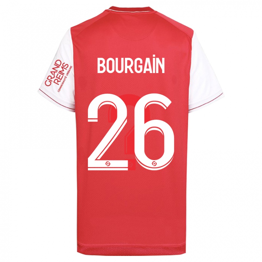 Mujer Camiseta Lea Bourgain #26 Rojo 1ª Equipación 2023/24 La Camisa Argentina