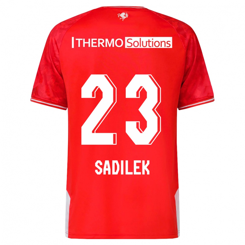 Mujer Camiseta Michal Sadilek #23 Rojo 1ª Equipación 2023/24 La Camisa Argentina