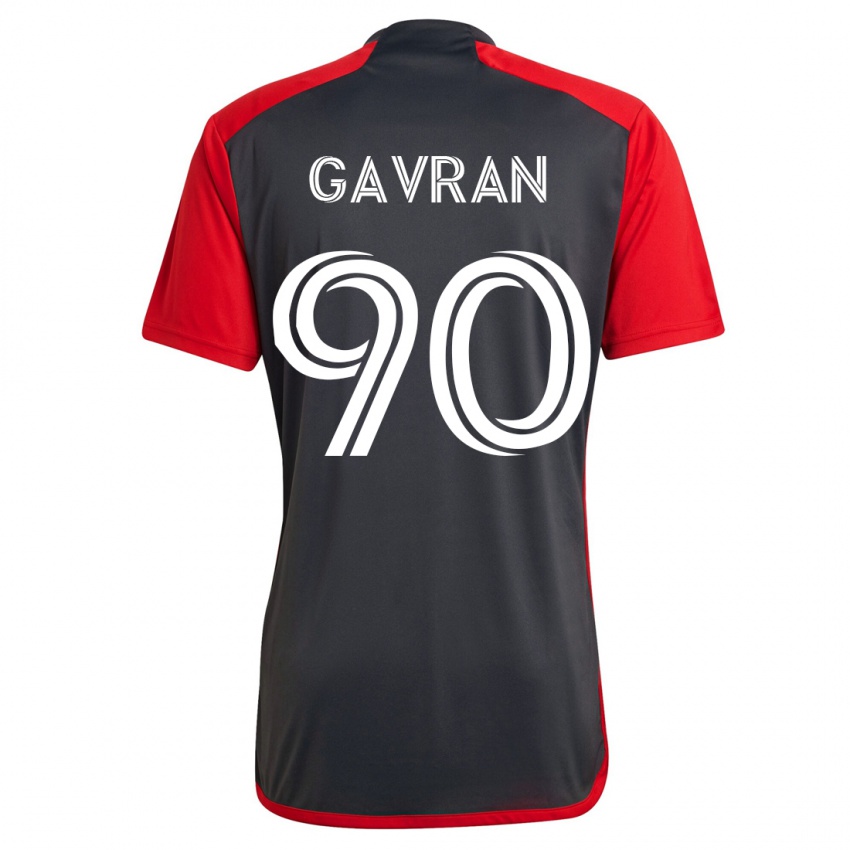 Mujer Camiseta Luka Gavran #90 Gris 1ª Equipación 2023/24 La Camisa Argentina