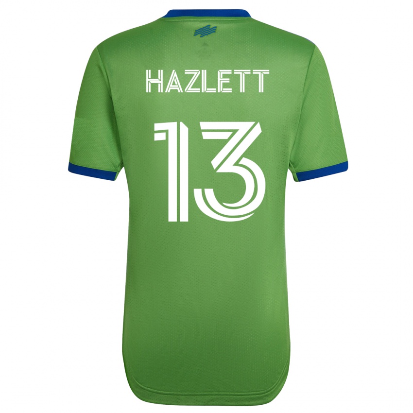 Mujer Camiseta Kimberly Hazlett #13 Verde 1ª Equipación 2023/24 La Camisa Argentina