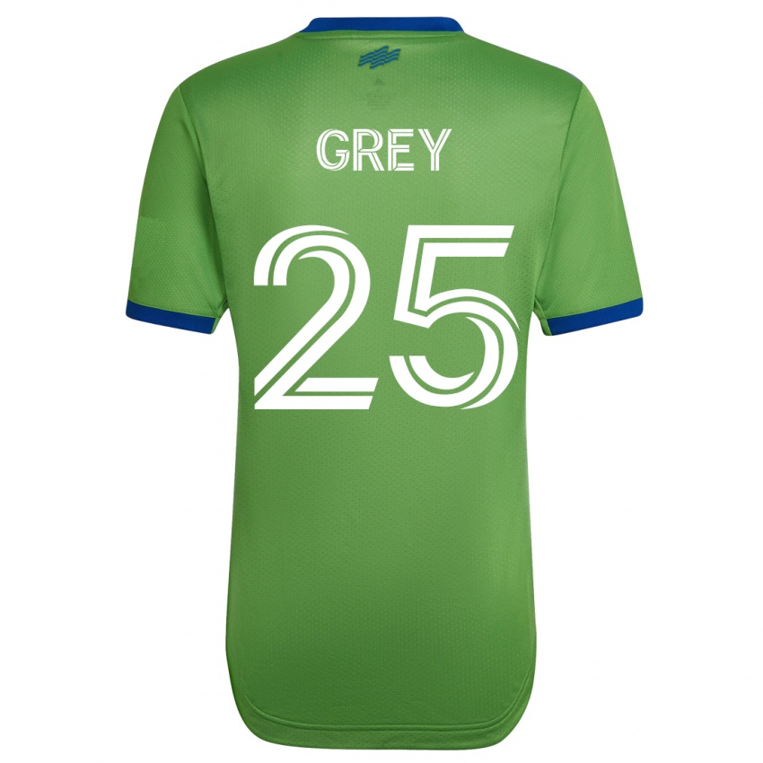 Mujer Camiseta Mireya Grey #25 Verde 1ª Equipación 2023/24 La Camisa Argentina