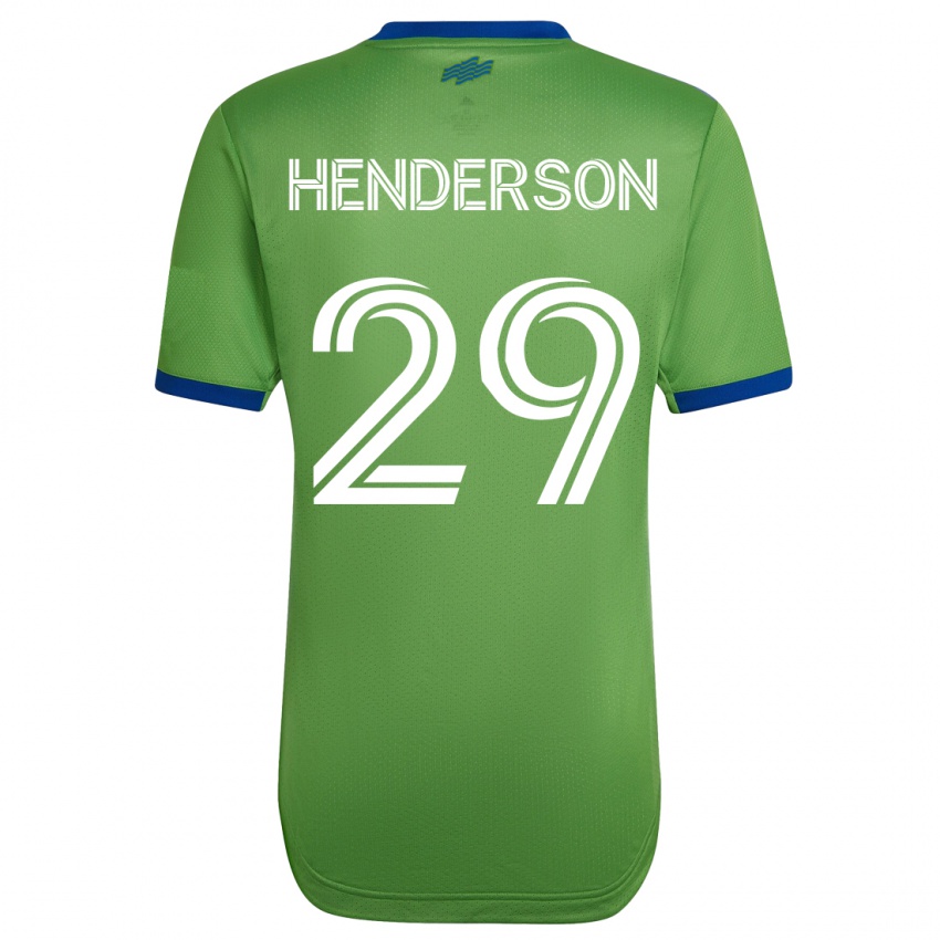 Mujer Camiseta Anna Henderson #29 Verde 1ª Equipación 2023/24 La Camisa Argentina