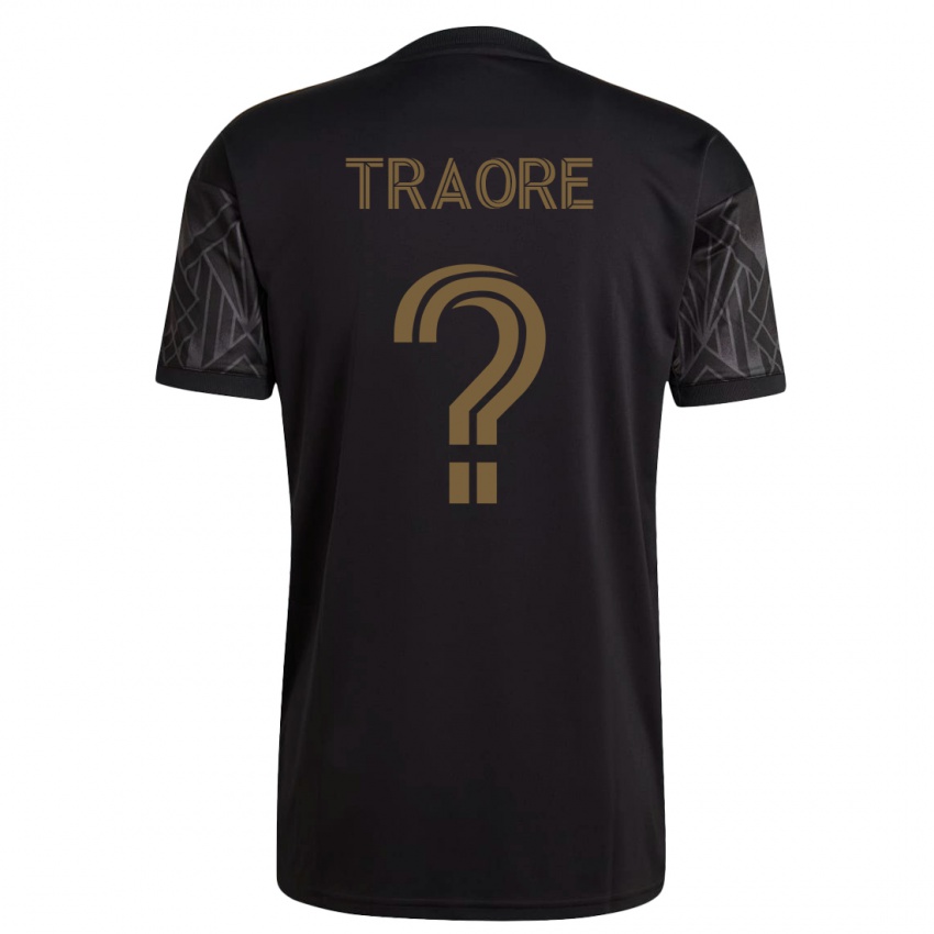 Mujer Camiseta Mohamed Traore #0 Negro 1ª Equipación 2023/24 La Camisa Argentina