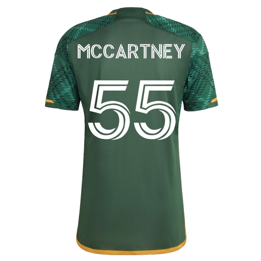 Mujer Camiseta Dawson Mccartney #55 Verde 1ª Equipación 2023/24 La Camisa Argentina