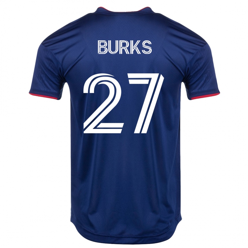 Mujer Camiseta Kendall Burks #27 Armada 1ª Equipación 2023/24 La Camisa Argentina