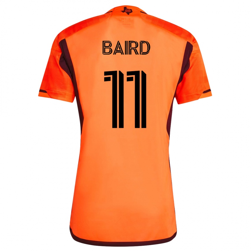Mujer Camiseta Corey Baird #11 Naranja 1ª Equipación 2023/24 La Camisa Argentina