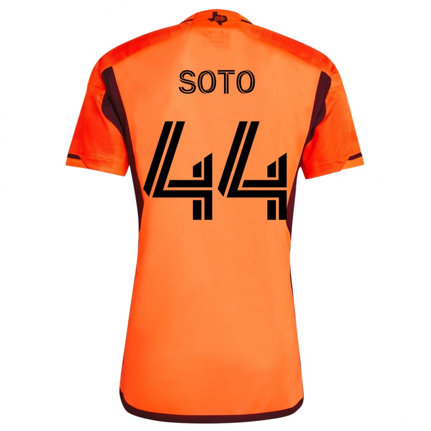 Mujer Camiseta Ezekiel Soto #44 Naranja 1ª Equipación 2023/24 La Camisa Argentina