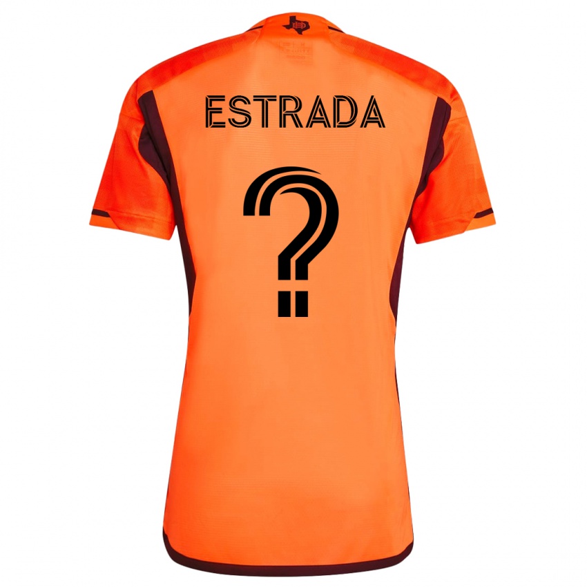 Mujer Camiseta Jorge Estrada #0 Naranja 1ª Equipación 2023/24 La Camisa Argentina