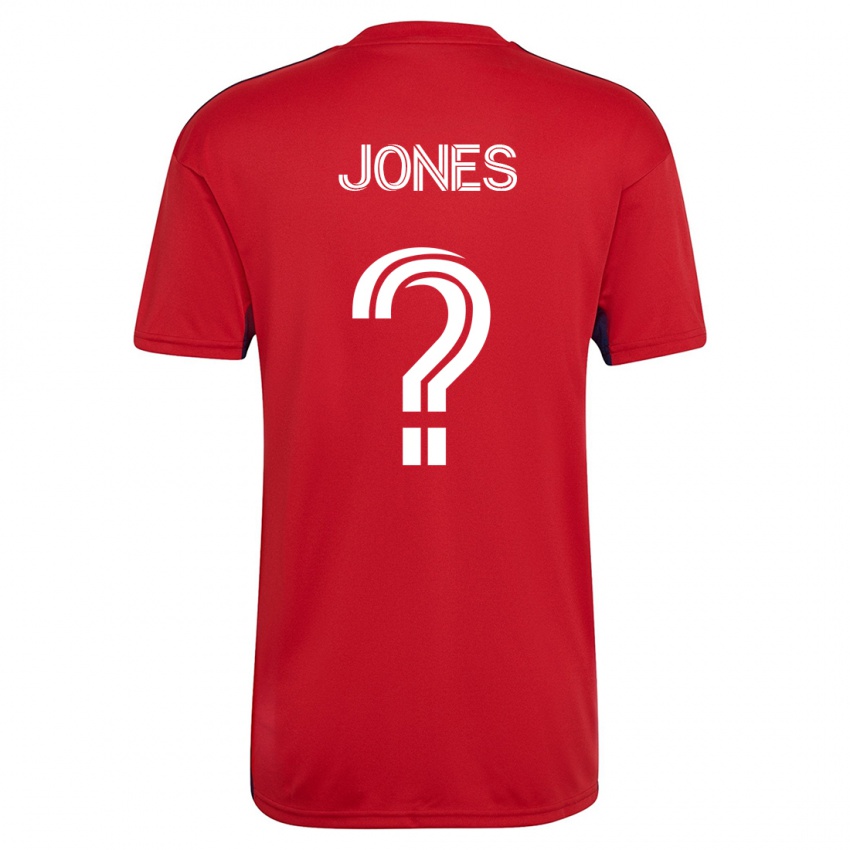 Mujer Camiseta Jordan Jones #0 Rojo 1ª Equipación 2023/24 La Camisa Argentina