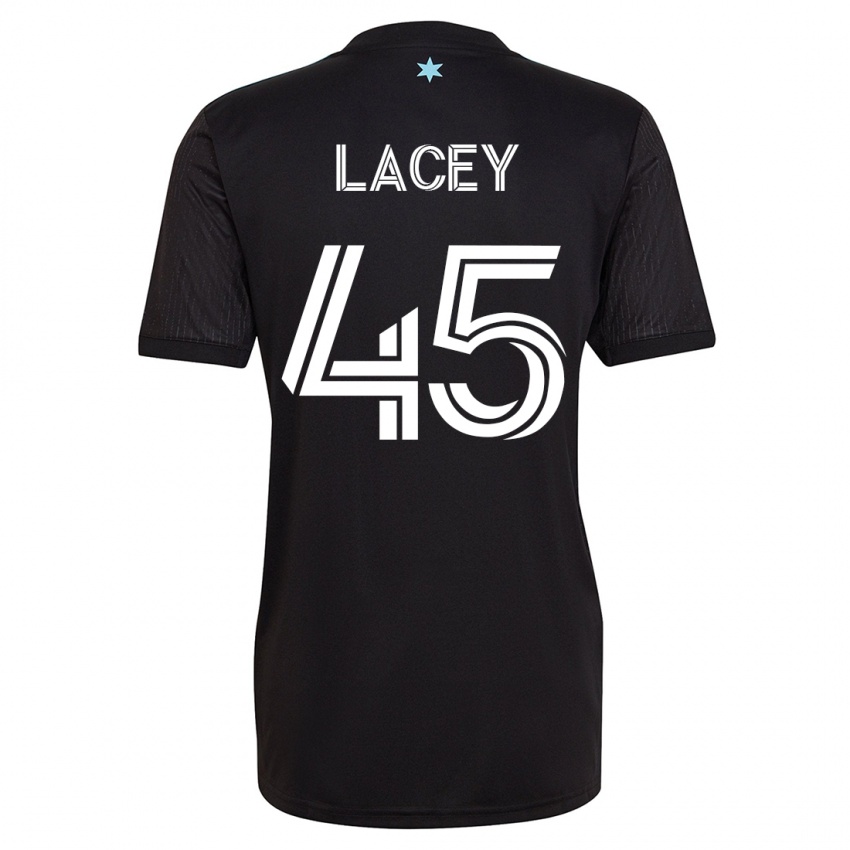 Mujer Camiseta Kameron Lacey #45 Negro 1ª Equipación 2023/24 La Camisa Argentina