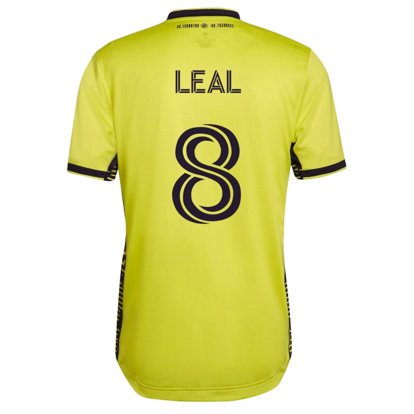 Mujer Camiseta Randall Leal #8 Amarillo 1ª Equipación 2023/24 La Camisa Argentina
