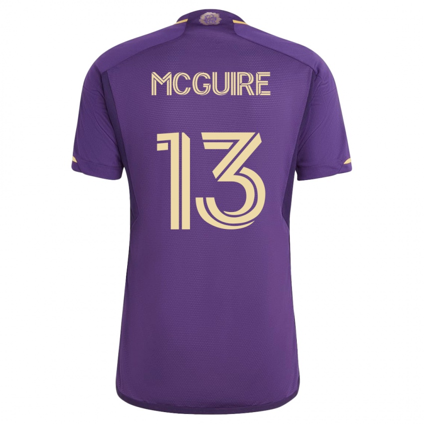 Mujer Camiseta Duncan Mcguire #13 Violeta 1ª Equipación 2023/24 La Camisa Argentina