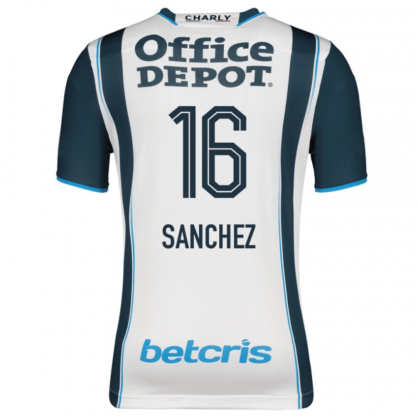 Mujer Camiseta Vanessa Sanchez #16 Armada 1ª Equipación 2023/24 La Camisa Argentina