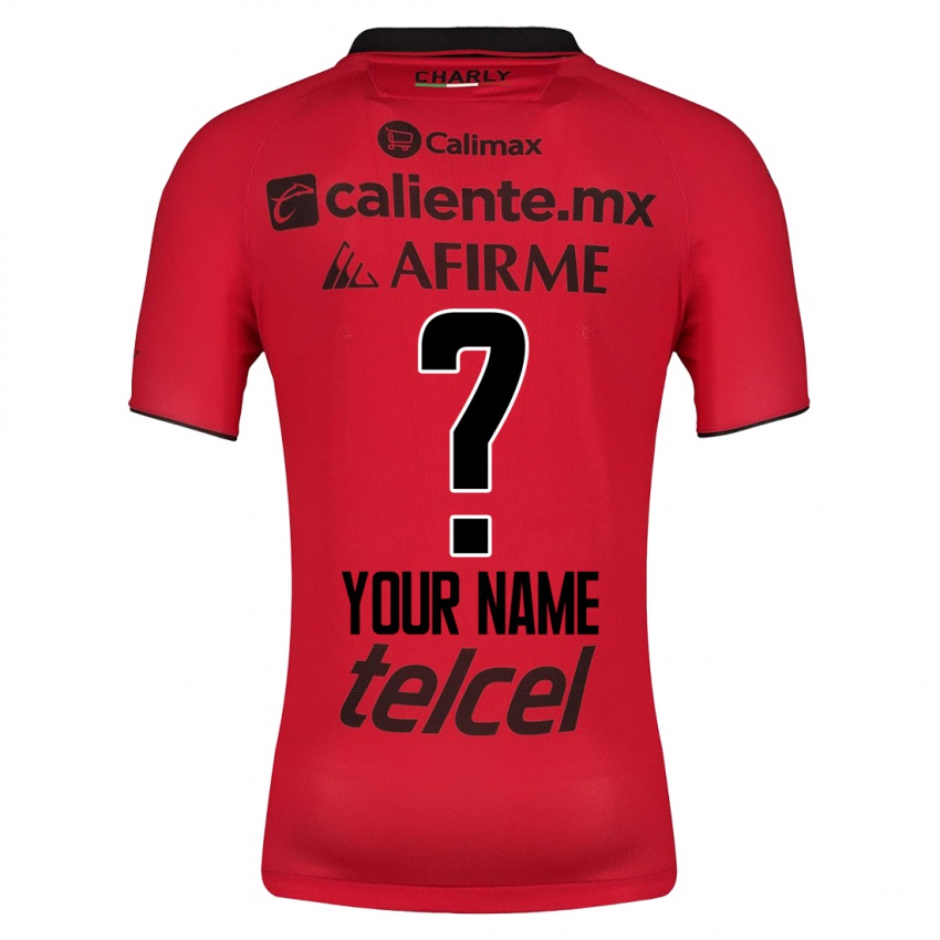 Mujer Camiseta Su Nombre #0 Rojo 1ª Equipación 2023/24 La Camisa Argentina