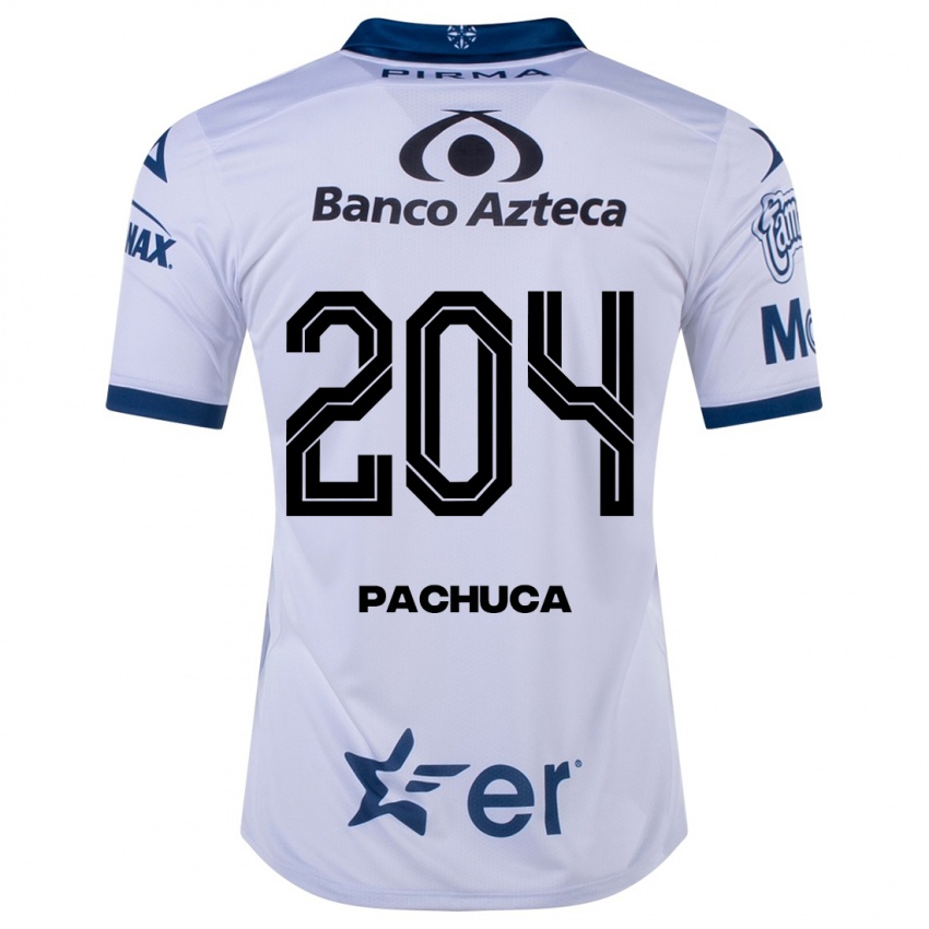 Mujer Camiseta José Pachuca #204 Blanco 1ª Equipación 2023/24 La Camisa Argentina