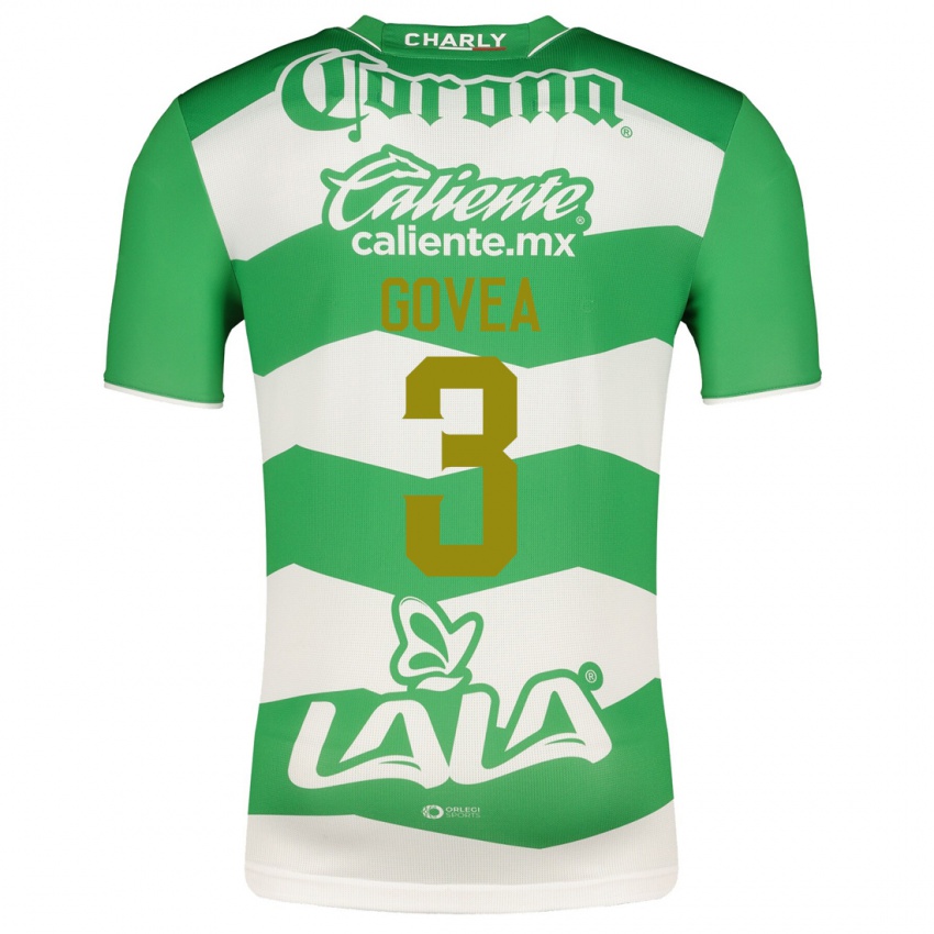 Mujer Camiseta Ismael Govea #3 Verde 1ª Equipación 2023/24 La Camisa Argentina