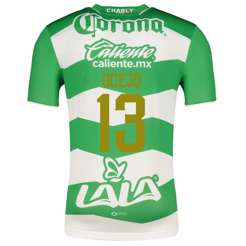 Mujer Camiseta Jesus Ocejo #13 Verde 1ª Equipación 2023/24 La Camisa Argentina