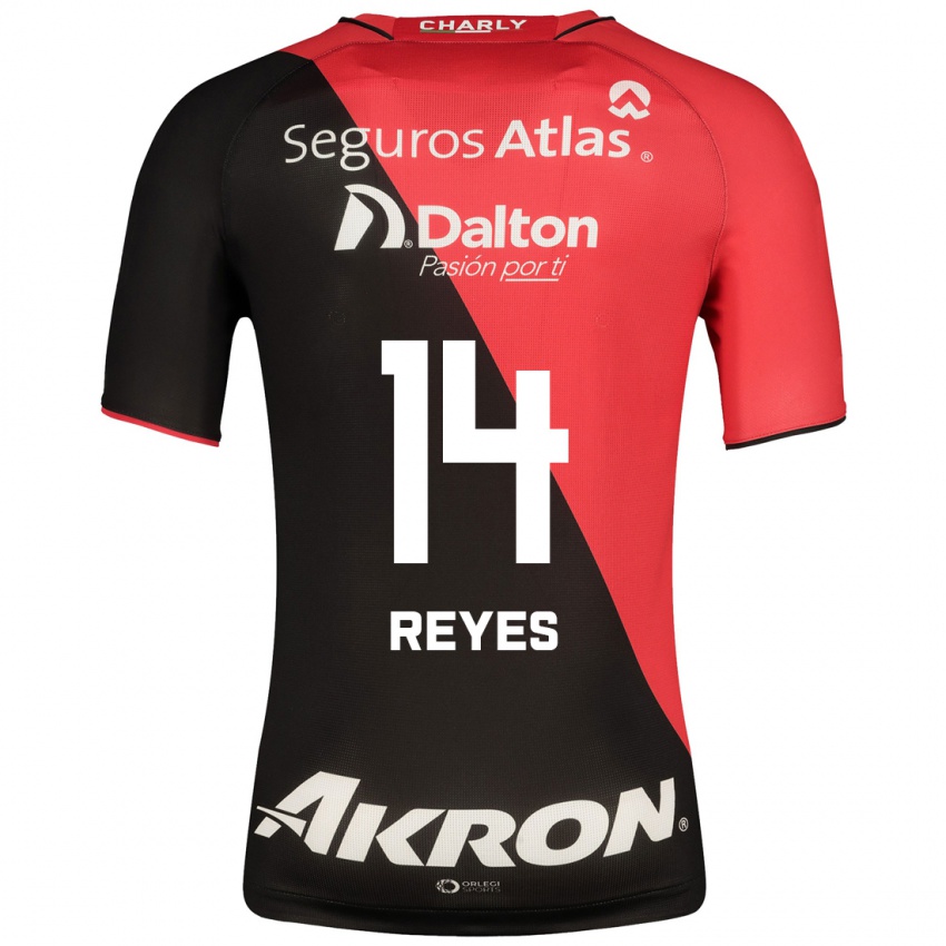 Mujer Camiseta Luis Reyes #14 Negro 1ª Equipación 2023/24 La Camisa Argentina