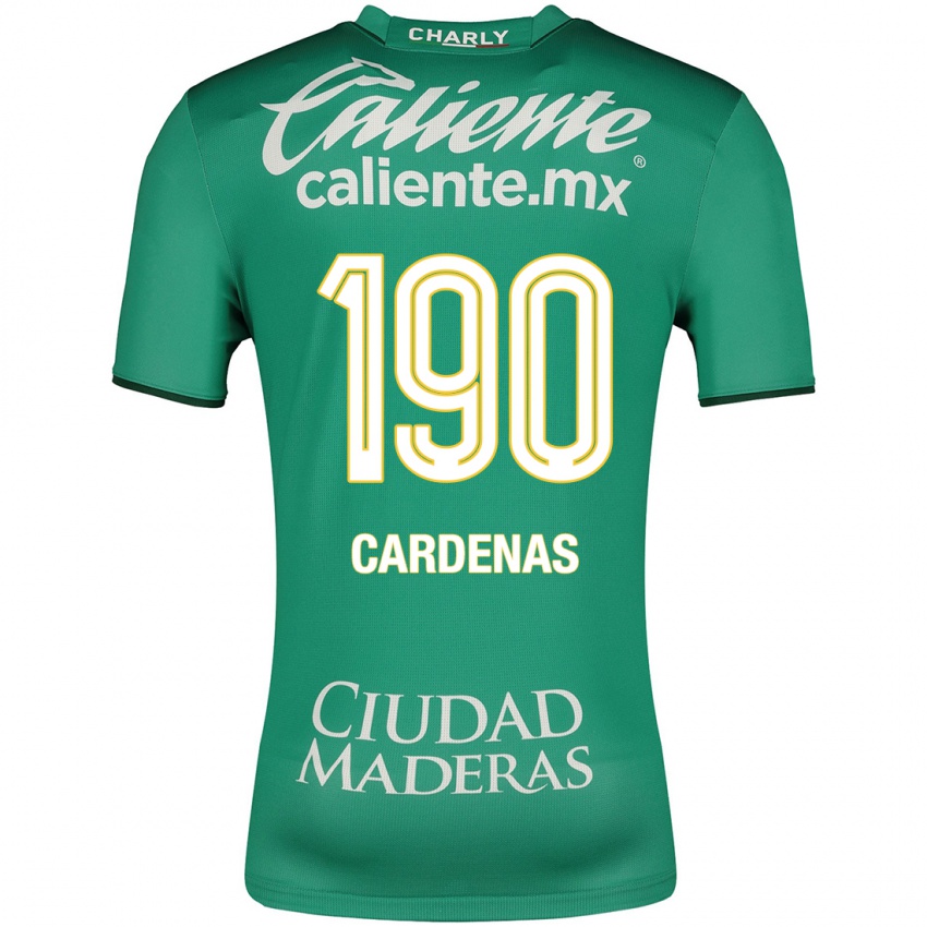 Mujer Camiseta Emilio Cárdenas #190 Verde 1ª Equipación 2023/24 La Camisa Argentina