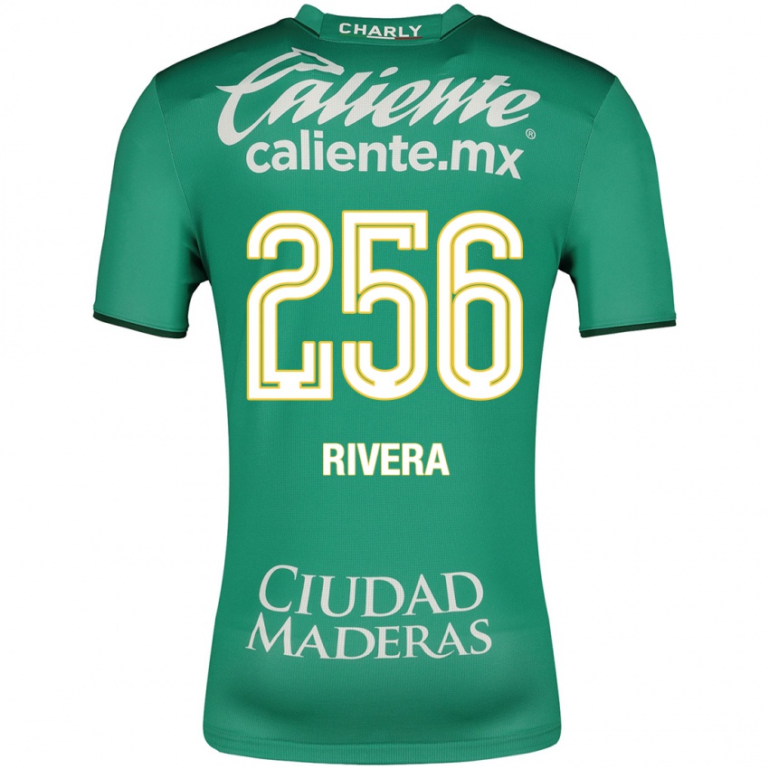 Mujer Camiseta Fernando Rivera #256 Verde 1ª Equipación 2023/24 La Camisa Argentina