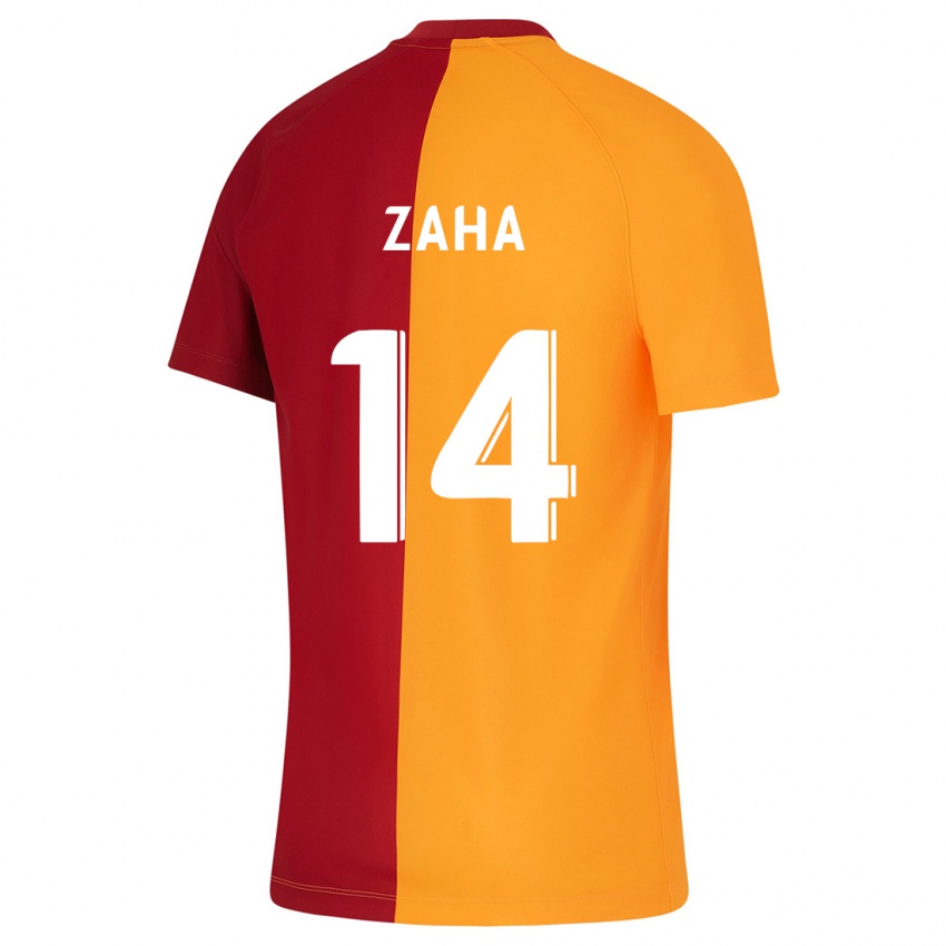 Mujer Camiseta Wilfried Zaha #14 Naranja 1ª Equipación 2023/24 La Camisa Argentina