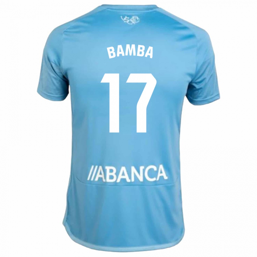 Mujer Camiseta Jonathan Bamba #17 Azul 1ª Equipación 2023/24 La Camisa Argentina