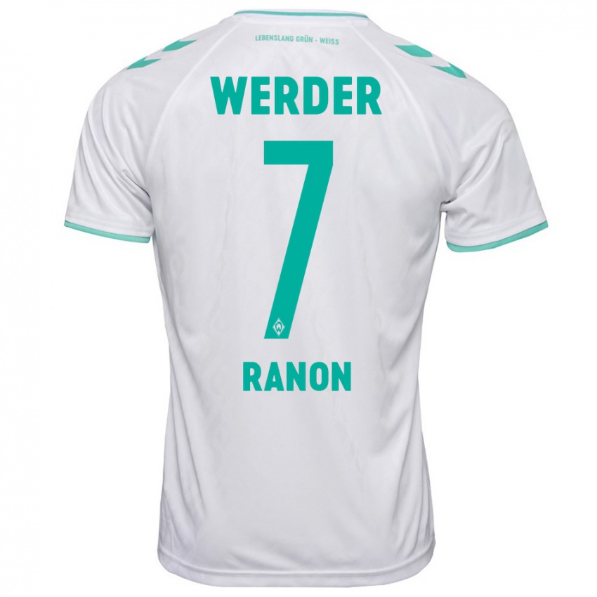 Mujer Camiseta Yuval Ranon #7 Blanco 2ª Equipación 2023/24 La Camisa Argentina