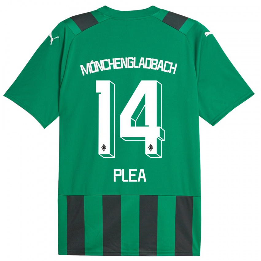 Mujer Camiseta Alassane Plea #14 Verde Negro 2ª Equipación 2023/24 La Camisa Argentina