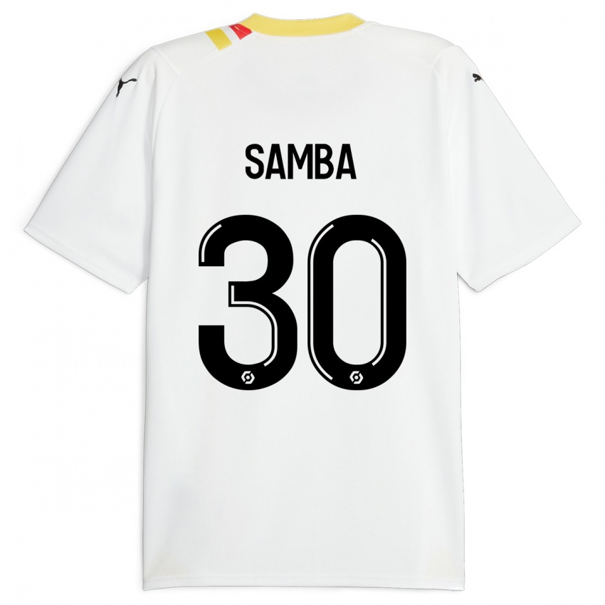 Mujer Camiseta Brice Samba #30 Negro 2ª Equipación 2023/24 La Camisa Argentina