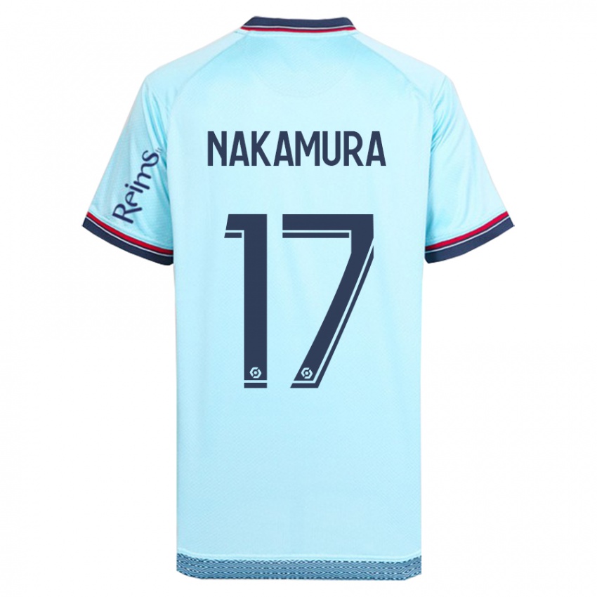 Mujer Camiseta Keito Nakamura #17 Cielo Azul 2ª Equipación 2023/24 La Camisa Argentina