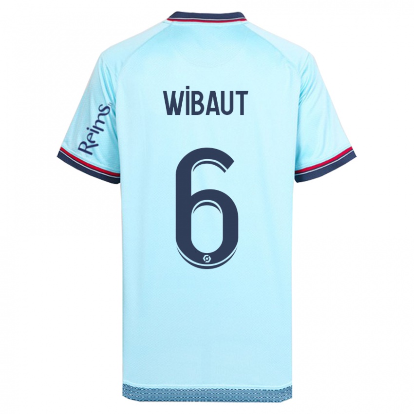 Mujer Camiseta Clara Wibaut #6 Cielo Azul 2ª Equipación 2023/24 La Camisa Argentina