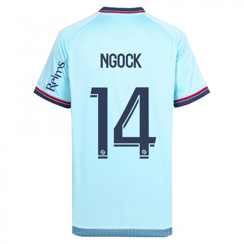 Mujer Camiseta Monique Ngock #14 Cielo Azul 2ª Equipación 2023/24 La Camisa Argentina