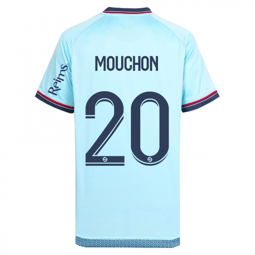 Mujer Camiseta Noemie Mouchon #20 Cielo Azul 2ª Equipación 2023/24 La Camisa Argentina