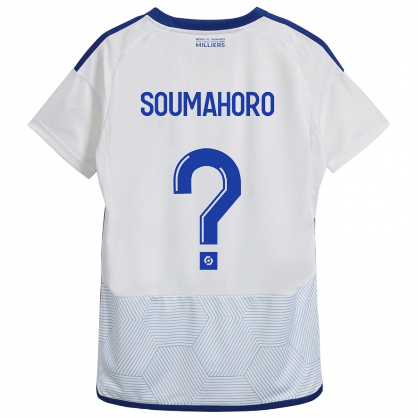 Mujer Camiseta Mohamed Soumahoro #0 Blanco 2ª Equipación 2023/24 La Camisa Argentina