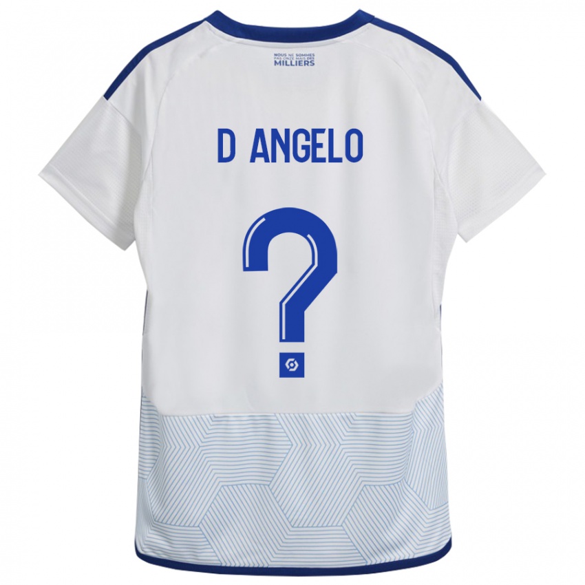 Mujer Camiseta Gianni D'angelo #0 Blanco 2ª Equipación 2023/24 La Camisa Argentina