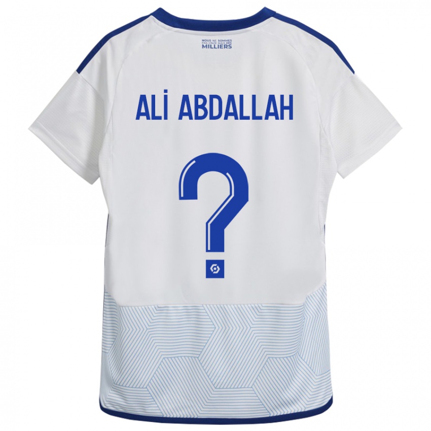 Mujer Camiseta Aboubacar Ali Abdallah #0 Blanco 2ª Equipación 2023/24 La Camisa Argentina