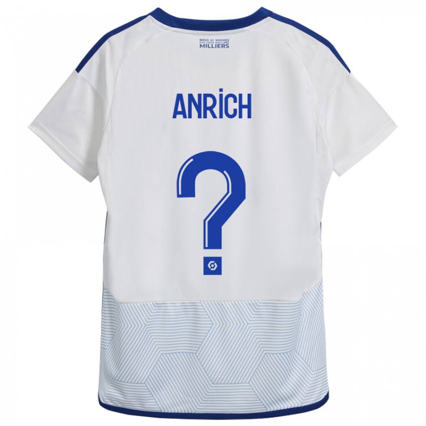 Mujer Camiseta Melchior Anrich #0 Blanco 2ª Equipación 2023/24 La Camisa Argentina