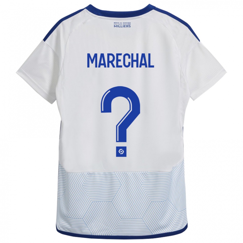 Mujer Camiseta Max Marechal #0 Blanco 2ª Equipación 2023/24 La Camisa Argentina
