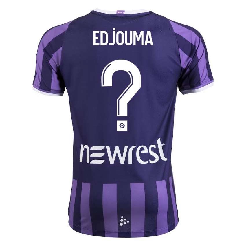 Mujer Camiseta Noah Edjouma #0 Morado 2ª Equipación 2023/24 La Camisa Argentina