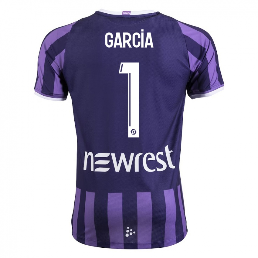 Mujer Camiseta Deborah Garcia #1 Morado 2ª Equipación 2023/24 La Camisa Argentina