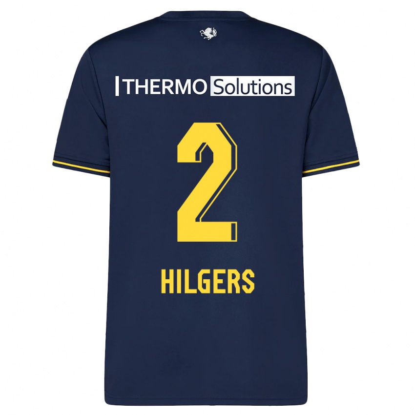 Mujer Camiseta Mees Hilgers #2 Armada 2ª Equipación 2023/24 La Camisa Argentina