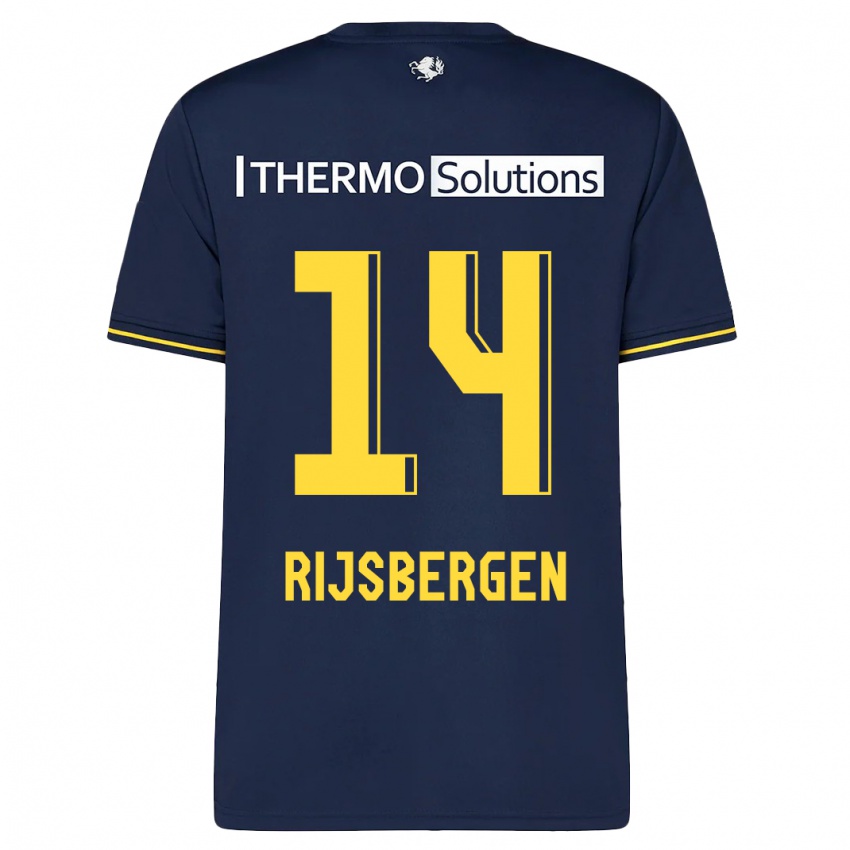 Mujer Camiseta Liz Rijsbergen #14 Armada 2ª Equipación 2023/24 La Camisa Argentina