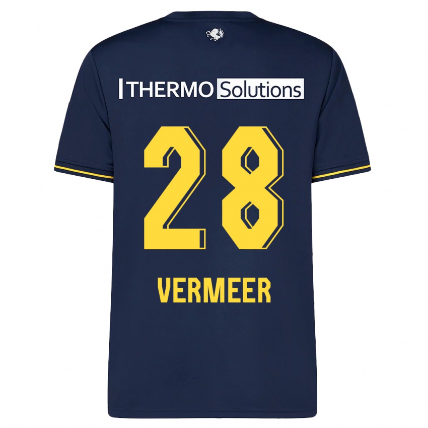 Mujer Camiseta Sofie Rianne Vermeer #28 Armada 2ª Equipación 2023/24 La Camisa Argentina