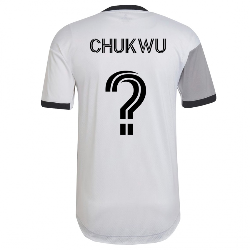Mujer Camiseta Joses Chukwu #0 Blanco 2ª Equipación 2023/24 La Camisa Argentina