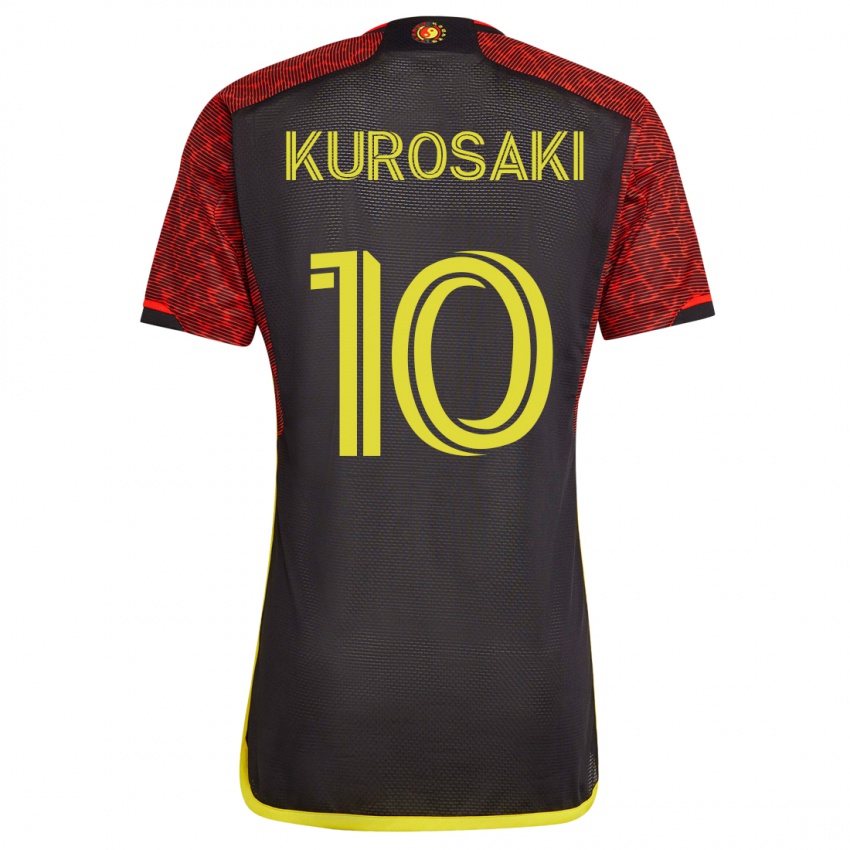 Mujer Camiseta Yuuka Kurosaki #10 Naranja 2ª Equipación 2023/24 La Camisa Argentina