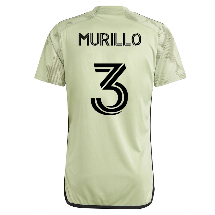 Mujer Camiseta Jesús Murillo #3 Verde 2ª Equipación 2023/24 La Camisa Argentina